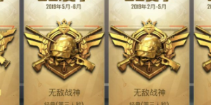 和平精英有几个段位